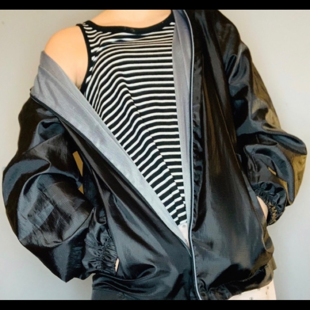 White and black stripped tank top